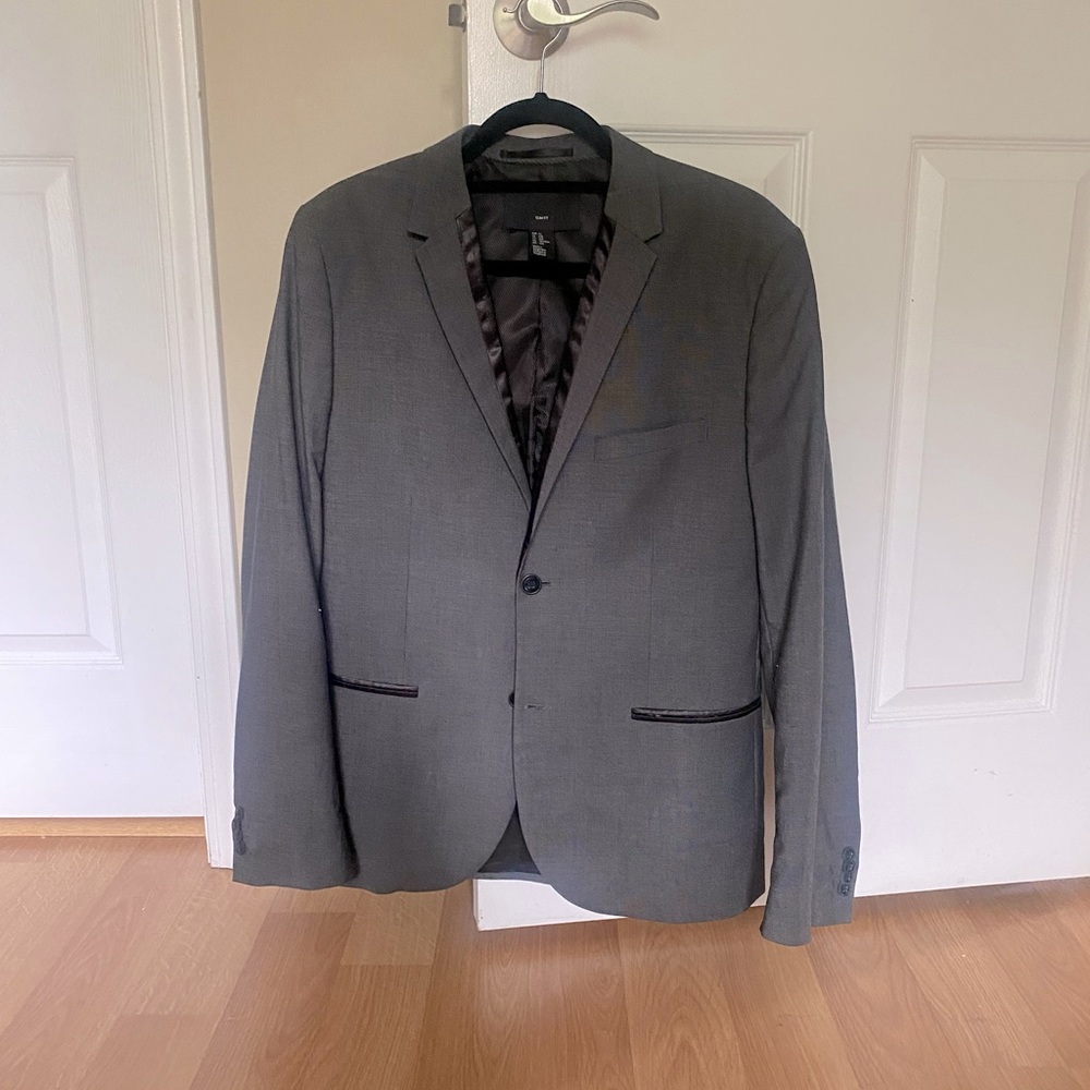 H&M Charcoal Blazer for Men